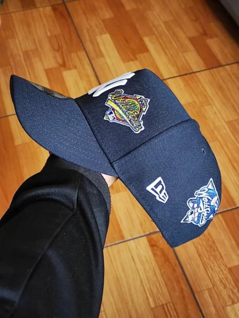 New Era New York Yankees 27x World Series Champions Snapback Hat Black MLB Cap - Picture 2 of 4